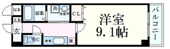 ラソ二条の物件間取画像